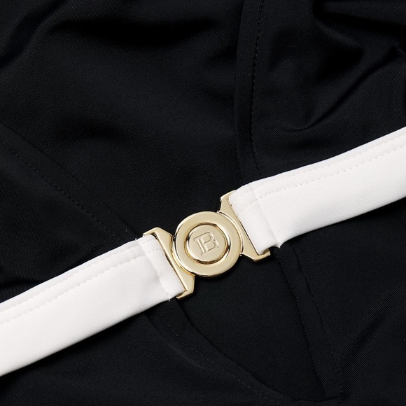 BALMAIN***One-Piece Black BALMAIN Swim***F36;US 4 $630 - Picture 6 of 10